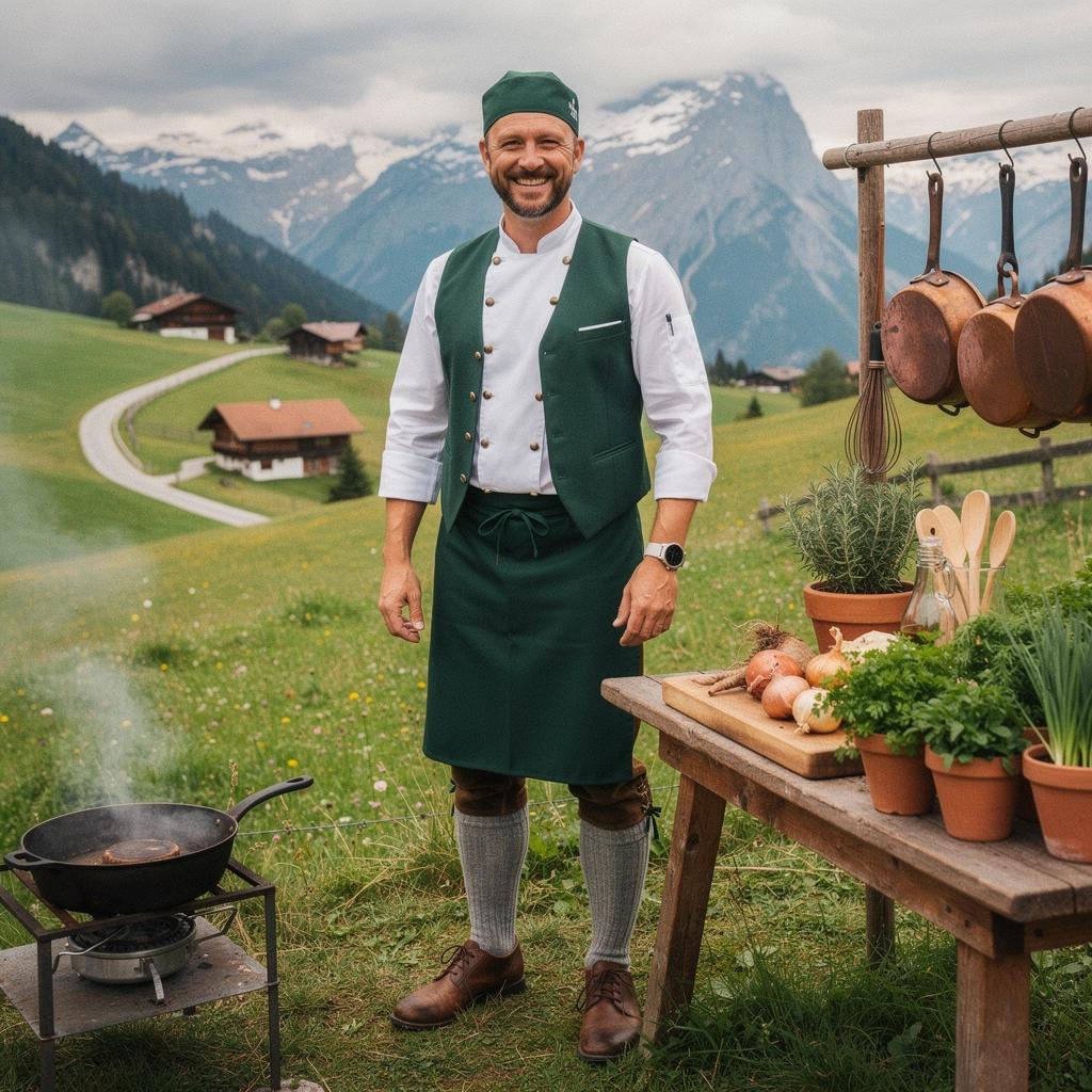 Ein Buffet mit traditionellen Gerichten aus verschiedenen Kulturen, das zum Probieren einlädt.